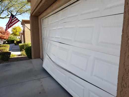 Garage door job in the Las Vegas Valley by Swift Garage Door Repair (2020)