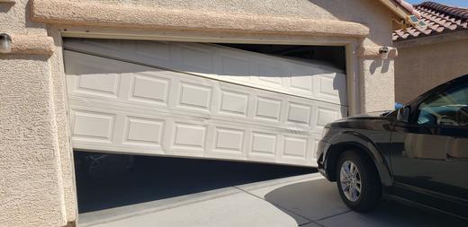 Garage door job in the Las Vegas Valley by Swift Garage Door Repair (2021)