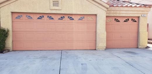 Garage door job in the Las Vegas Valley by Swift Garage Door Repair (2021)
