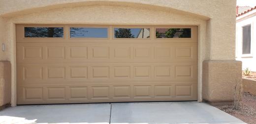 Garage door job in the Las Vegas Valley by Swift Garage Door Repair (2021)