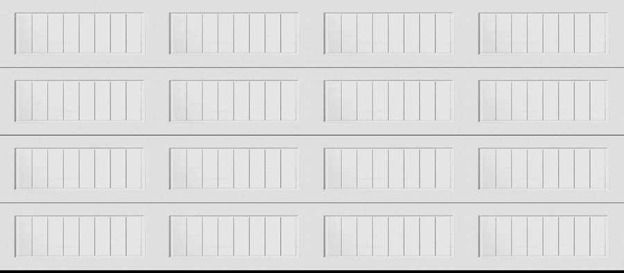 Carriage Long Panel garage door style